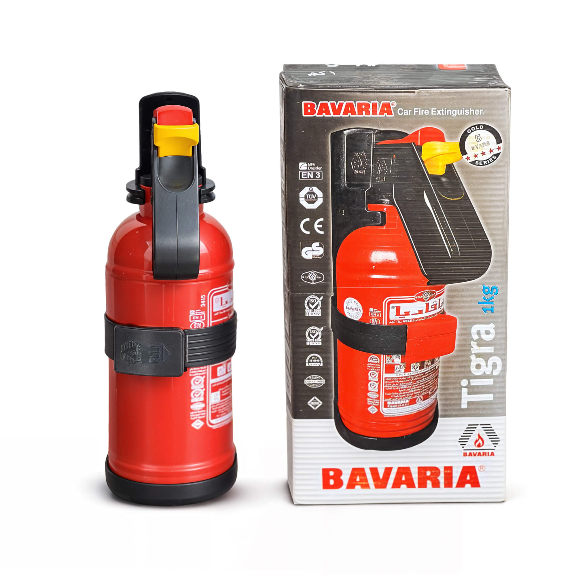 Dry Chemical Powder Fire Extinguisher -1 kg (Bavaria Brand) - Image 2